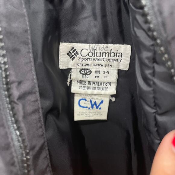 Columbia Sportswear Gray Zip-Up Insulated Snow Bib Boys Overalls - Picture 8 of 9